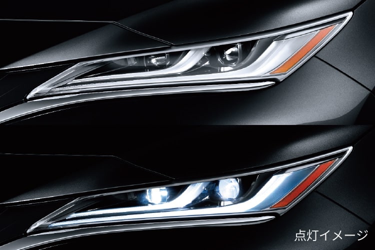 新型ハリアー Exterior プロジェクター式LEDヘッドランプ