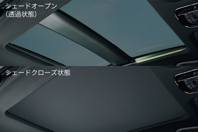 新型ハリアー 調光パノラマルーフ