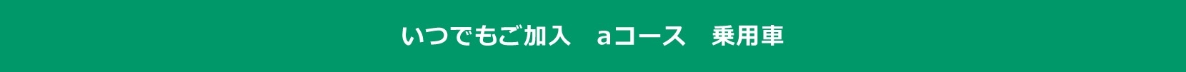 メンテナンス 途中 サービス料金表 いつでもご加入 乗用車