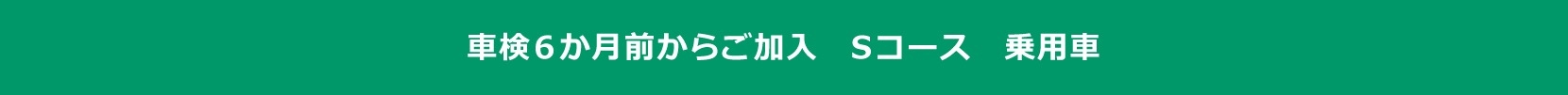 メンテナンス 途中 サービス料金表 車検6か月前からご加入 乗用車