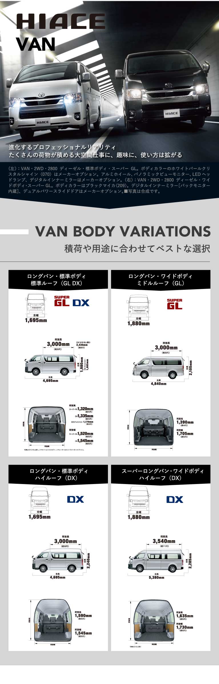 ハイエース特設ページ | トヨタ車のことなら福岡トヨペット[公式]