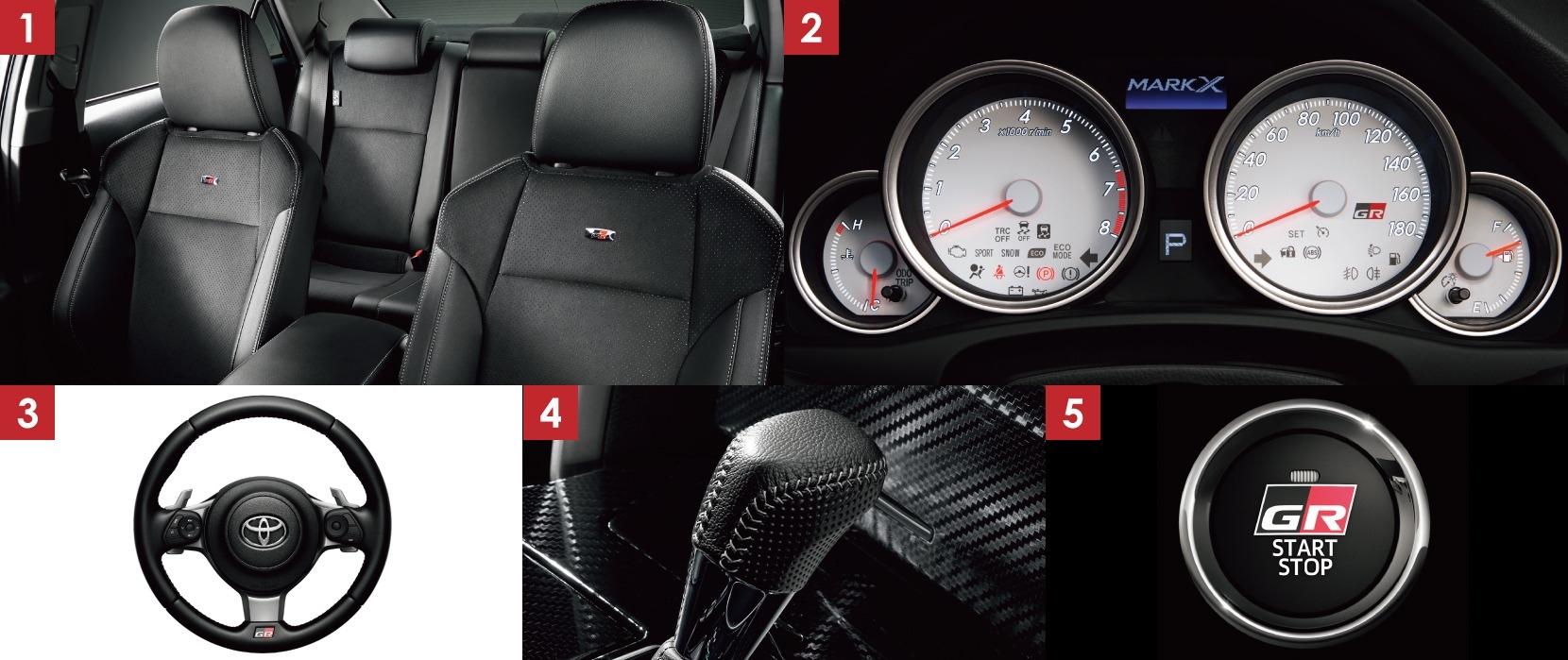 新車 GR マークX Interior