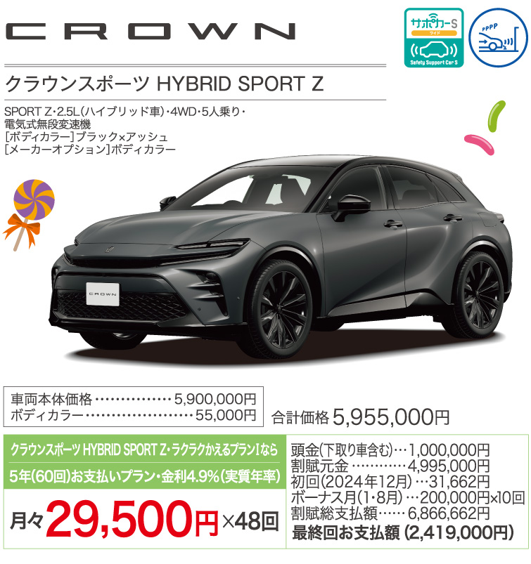 クラウンスポーツ HYBRID SPORT Z