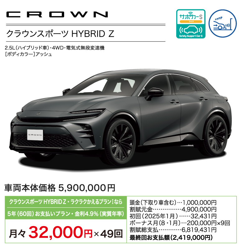 クラウンスポーツ　HYBRID Z