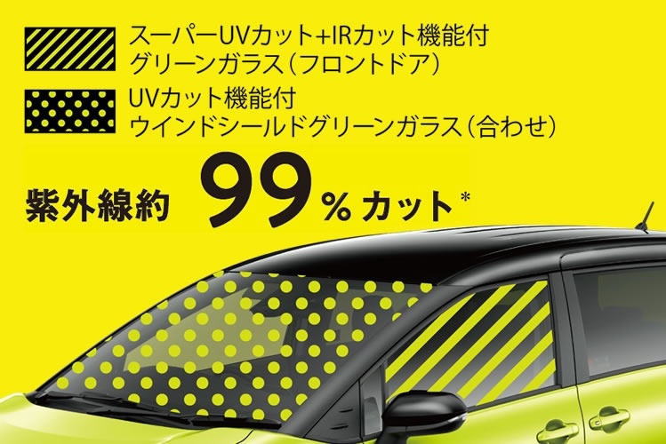 新車 シエンタ debut スーパーUVカット