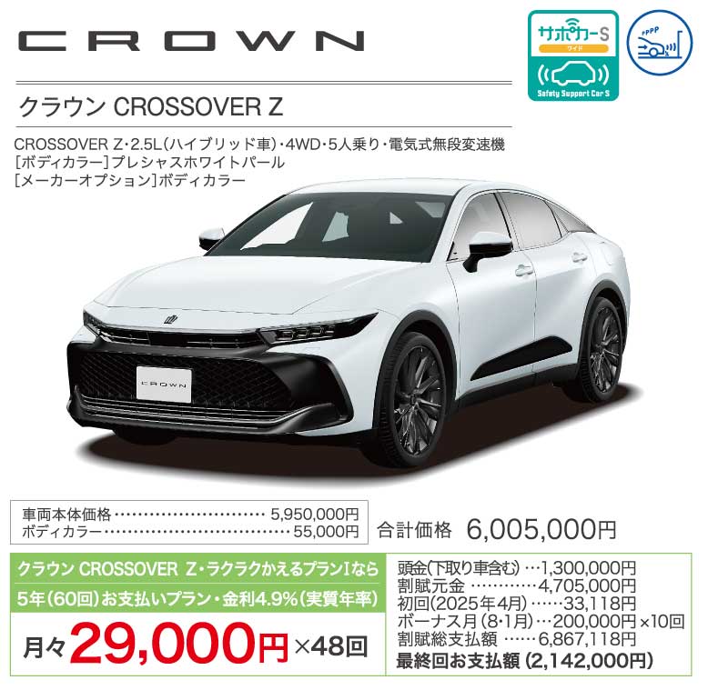 クラウンCROSSOVER Z