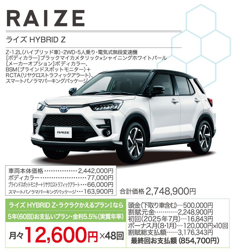 ライズ HYBRID Z