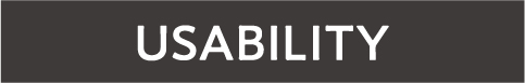 USABILITY