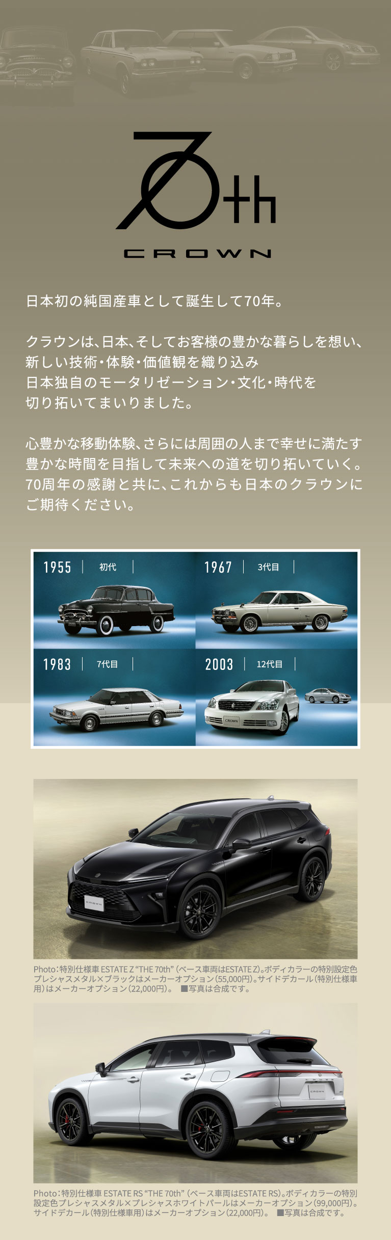 クラウン特別仕様車ESTATE RS 