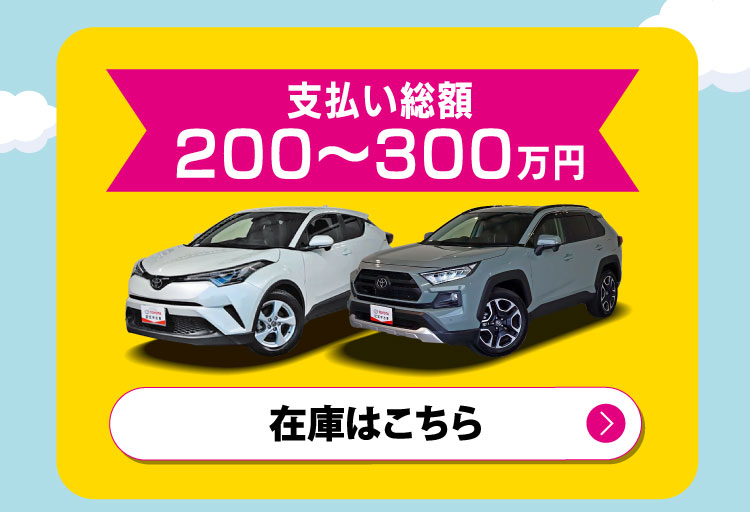 支払い総額100〜200万円　在庫はこちら