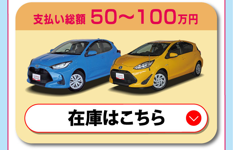 支払い総額50〜100万円 在庫はこちら