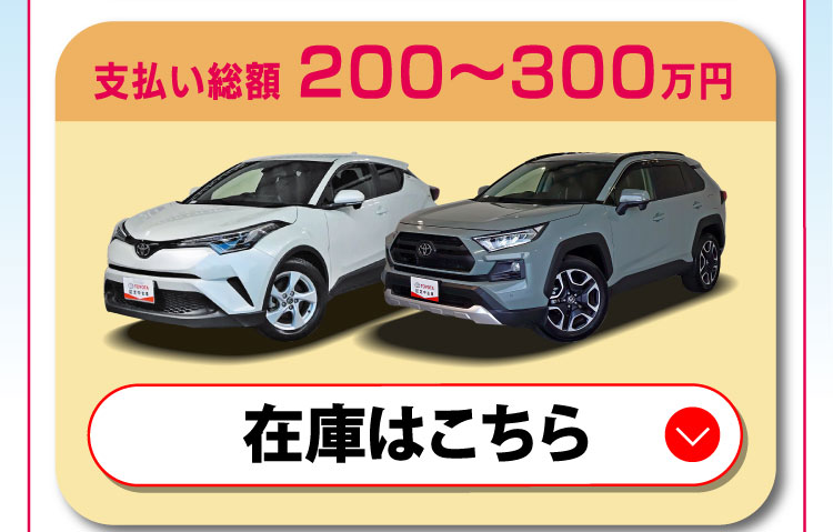 支払い総額100〜200万円　在庫はこちら