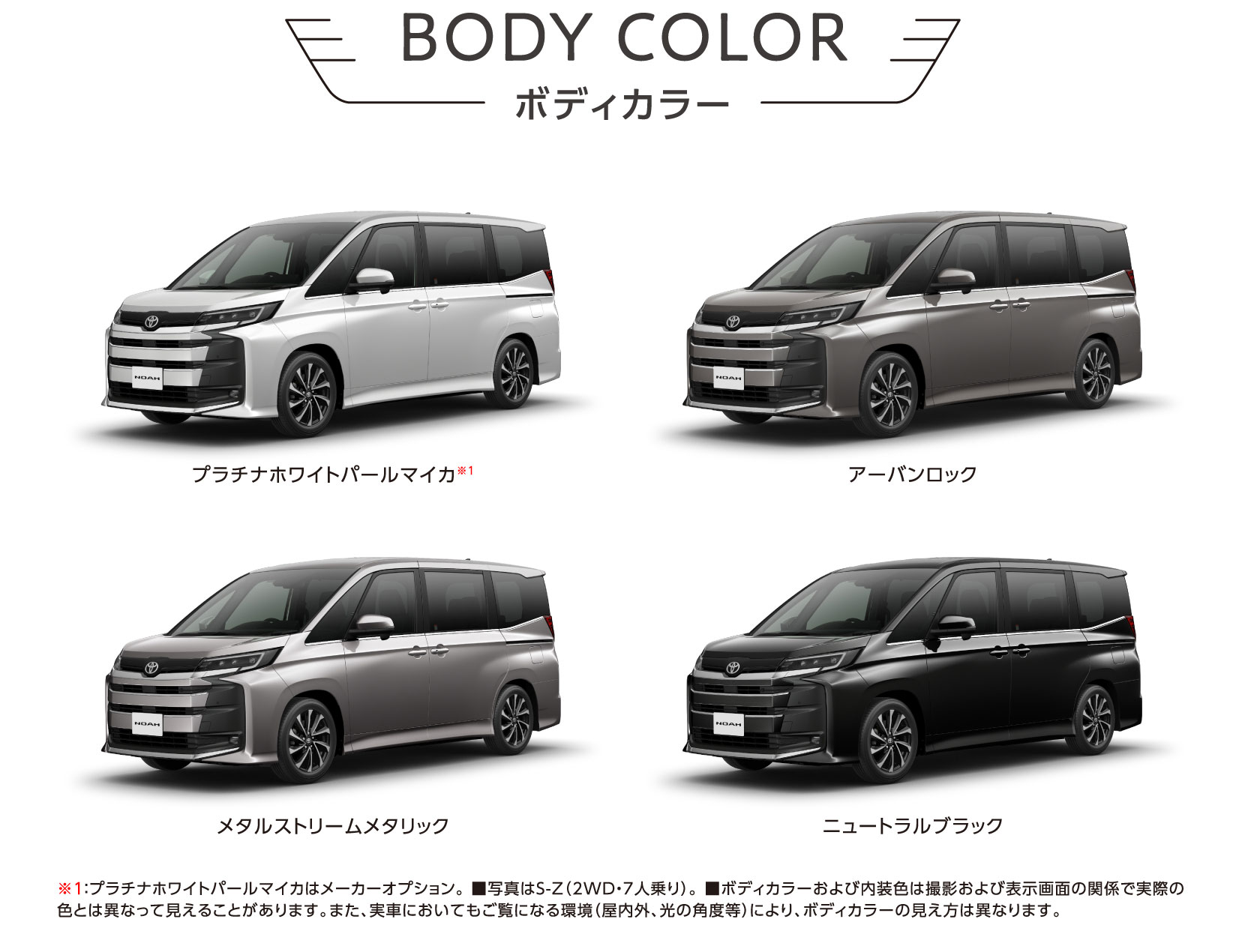 BODY COLOR ボディカラー