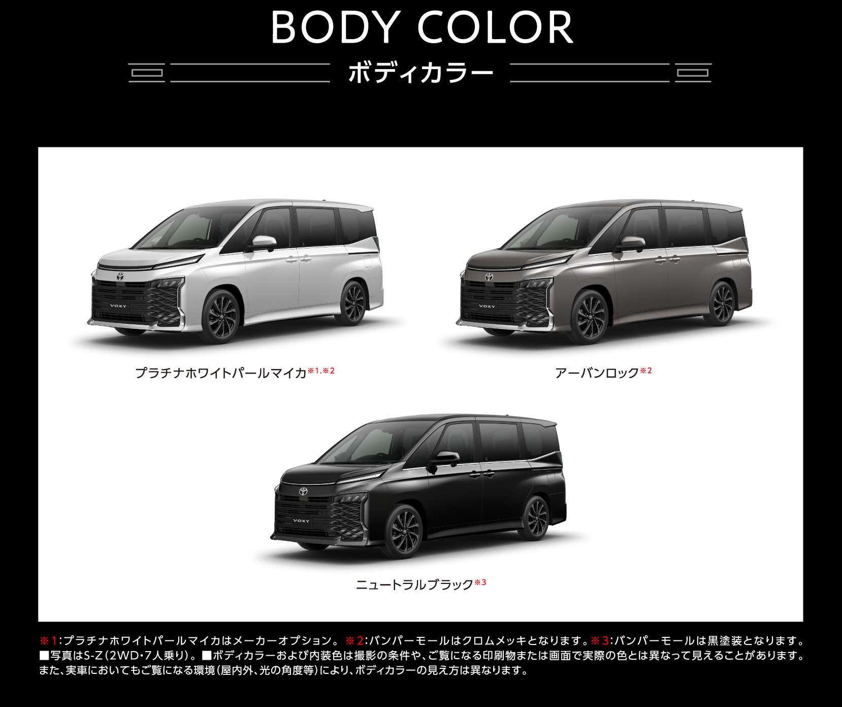 BODY COLOR ボディカラー