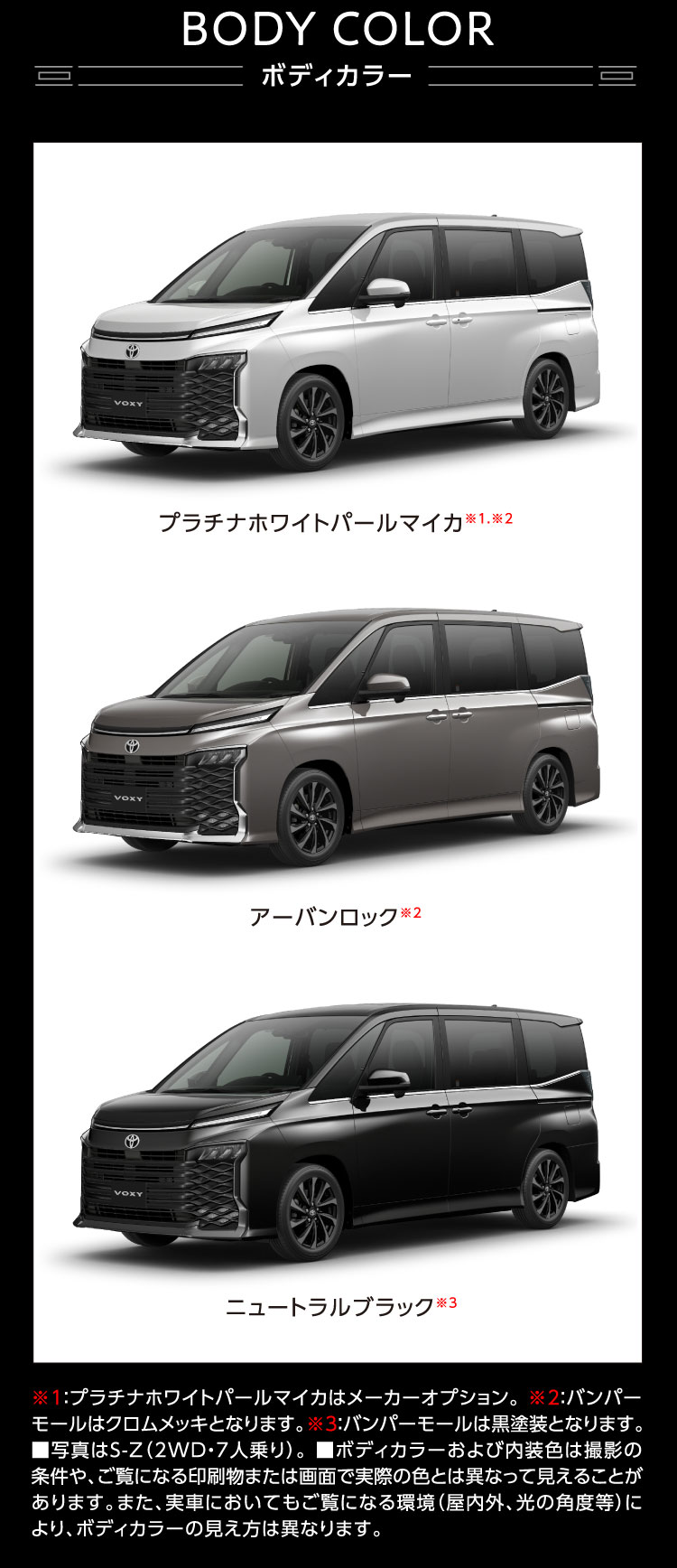 BODY COLOR ボディカラー