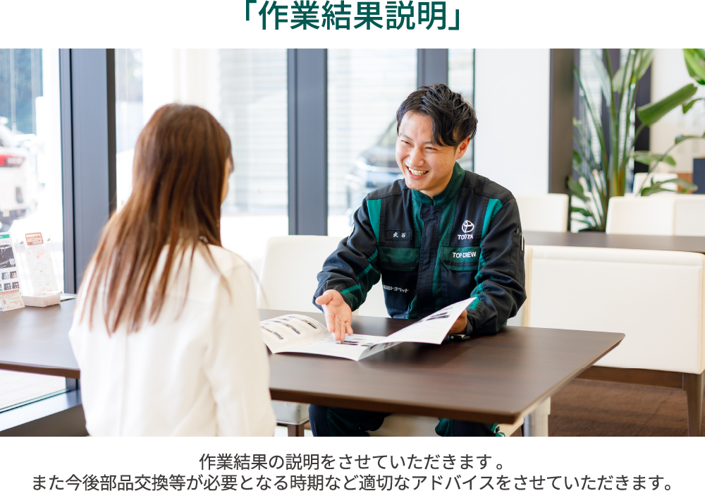 作業結果説明